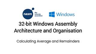 Basic Assembly Math: Computing Averages | Computer Architecture & Organization