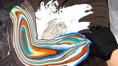 How to AVOID MUDDY Acrylic Pour - SIMPLE SPATULA T...
