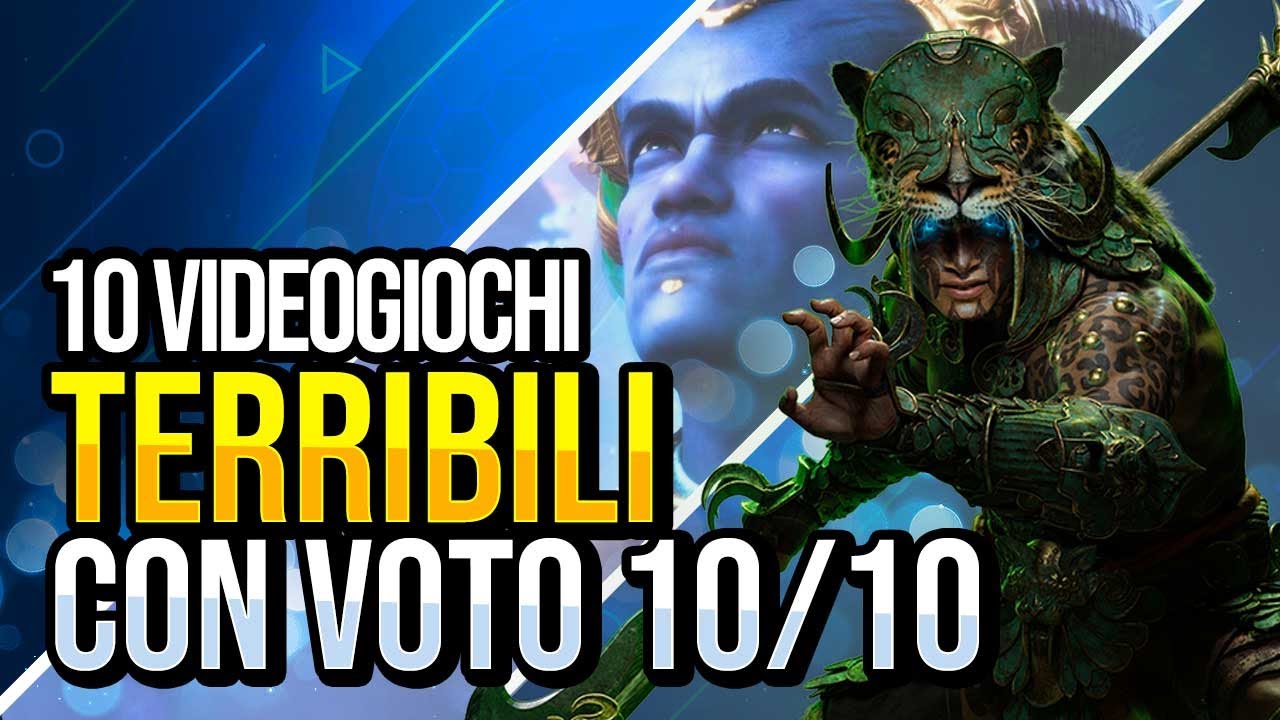 10 VIDEOGIOCHI TERRIBILI ma con VOTO della CRITICA 10/10 🚨