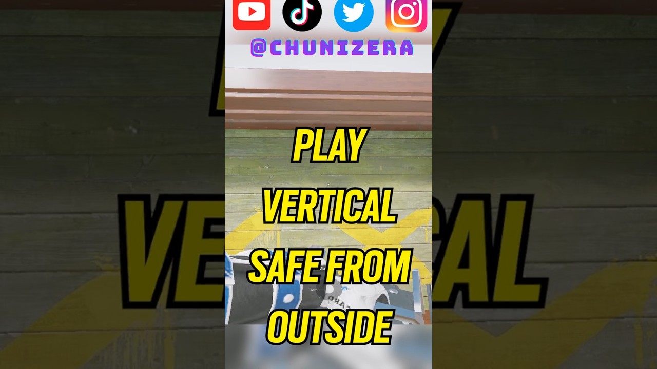 Играйте в Rainbow Six Siege X в вертикальном безопасном режиме снаружи 