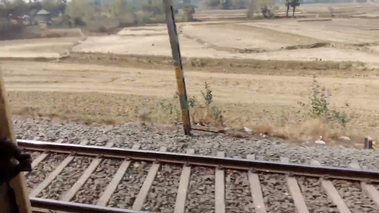 Train travel on ER railway 