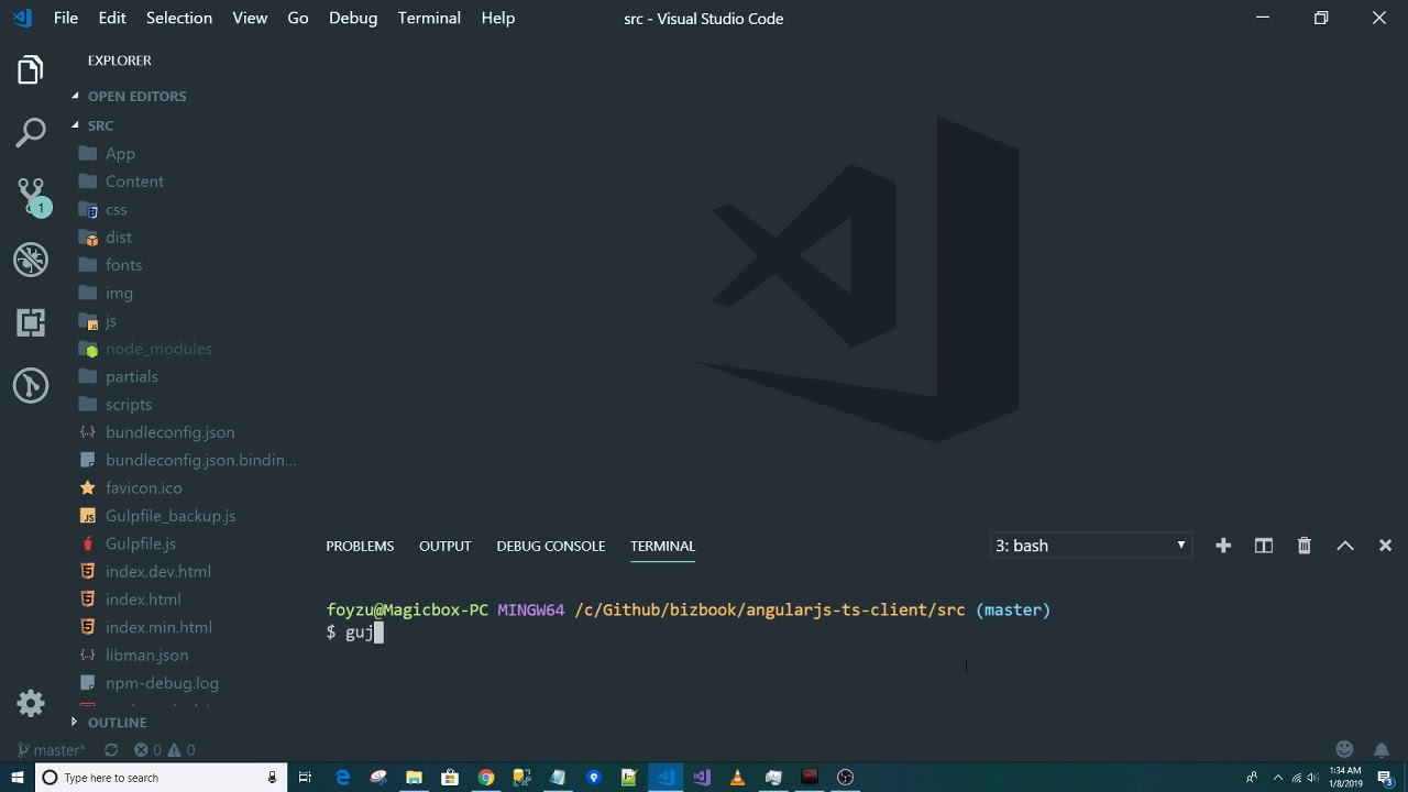 BizBook365 001 : GitHub Angular TypeScript Client Connect with Cloud ...