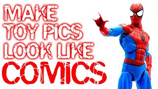 Turning Toy Photography Into a Comic Book Panel, w/ Mafex Classic Spider-Man: A Photoshop Tutorial screenshot 5