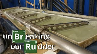 How We Rebuilt Our Boats Rudder