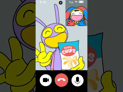 BEHIND THE SCENES Strange Video Call Backstage Animation Jax X Pomni Shorts