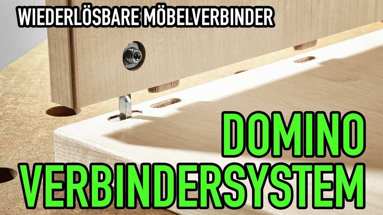 How-To: Wiederlösbare DOMINO Verbinder für DF 500 - Dübelfräsen 3/3 #valentinmike