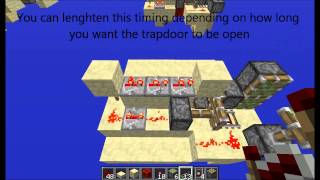 Minecraft - Hidden 2x2 BUD Flat Secret Trapdoor
