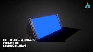 Sci FI Triangle Box Metal 06