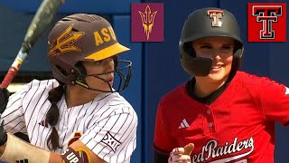 #5 Arizona State vs #1 Texas Tech Women's College Softball Highlights Full Game 2025