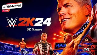 WWE 2K24 LIVE STREAM GAMEPLAY ON RAW #wwe2k24 #wwe