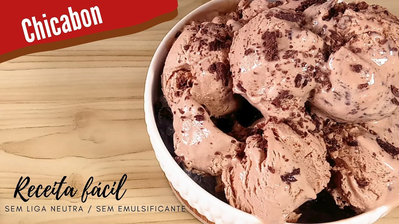SORVETE CHICABON CASEIRO | FÁCIL, SUPER CREMOSO #sorvete de chocolate #só faço se for fácil