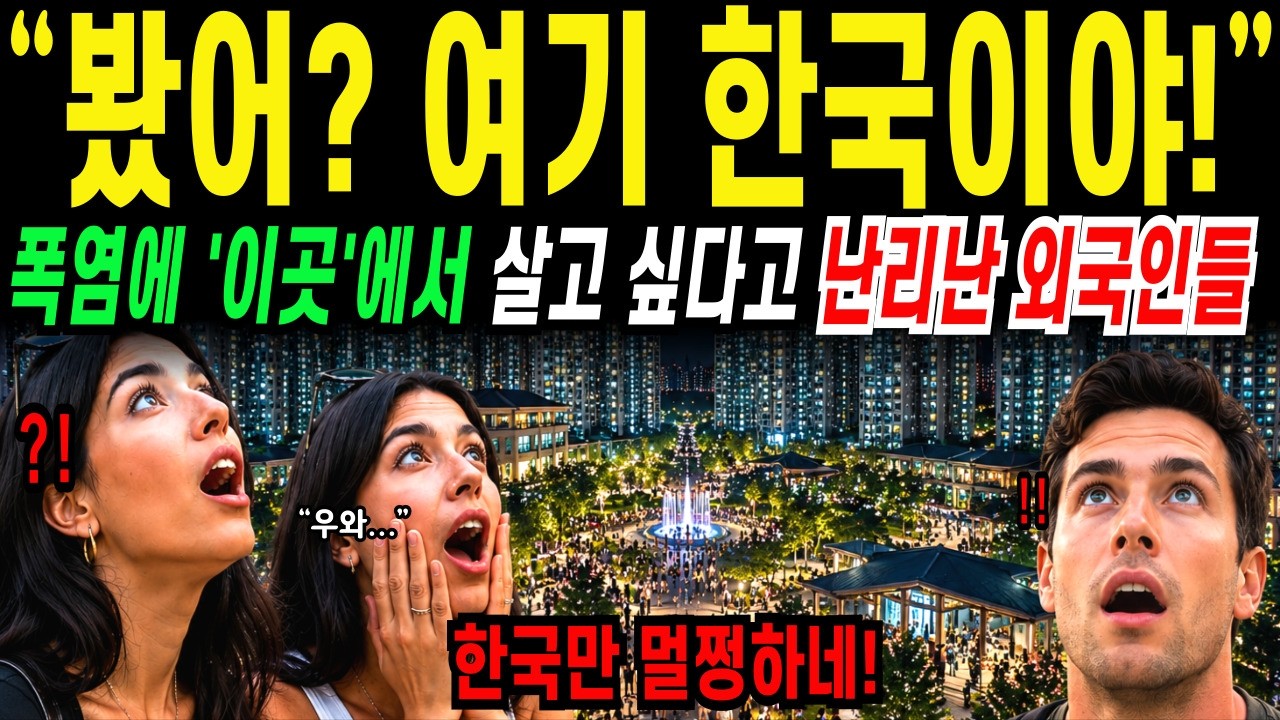 "한국만 왜 이래?" 전 세계 폭염에 외국인들이 한국 아파트를 부러워하는 이유ㅣ아파트의 진실