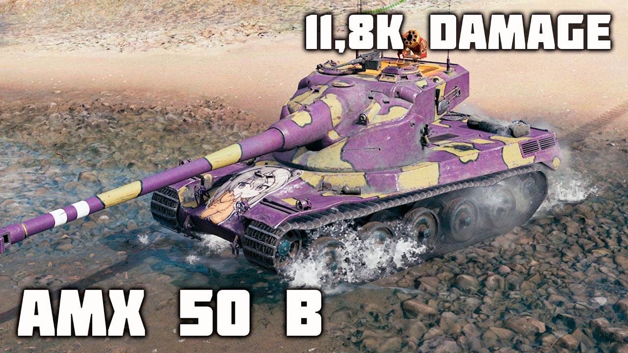 AMX 50 B WoT – 3Kills, 11,8K Damage