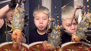 Tôm Hùm Sống GẦN 2KG Sốt Mắm Thái Cô Gái Siêu Cay | Spicy Kim