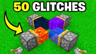 50 GLITCHES in MINECRAFT die du nicht GLAUBEN wirst!