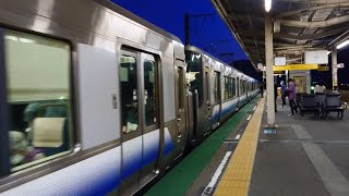 JR西日本 223系2500番台 R54編成＋R5?編成 湖西線 B普通 京都行き 唐崎駅  20230515