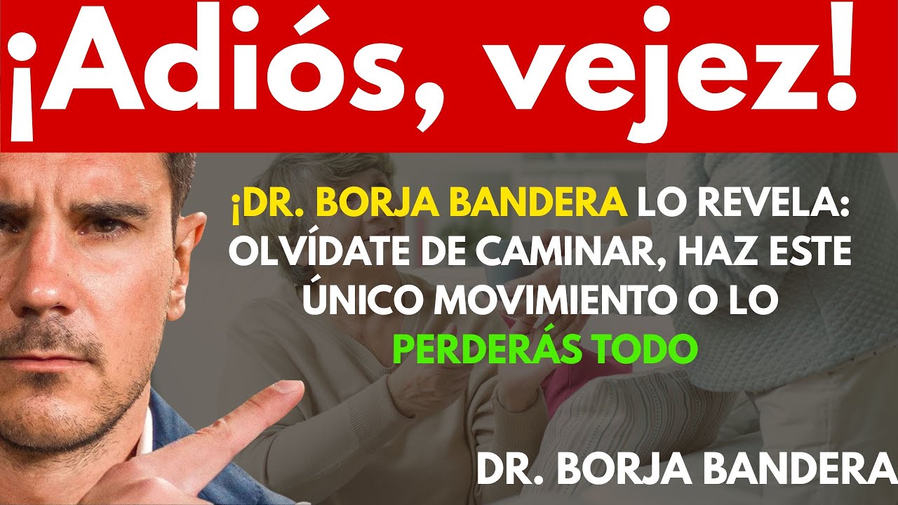 ¡Más de 60? Olvida CAMINAR: este 1 ejercicio en SILLA salva tus huesos y músculos– Dr. Borja Bandera