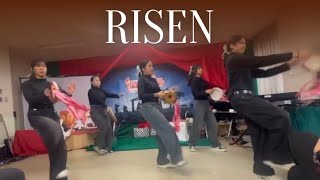 "RISEN 🔥 Tambourine Dancers & Kids | Christmas Party 2025 🎄✨