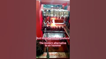 Roll forging machine is the modern alternative machine to air hammer, it