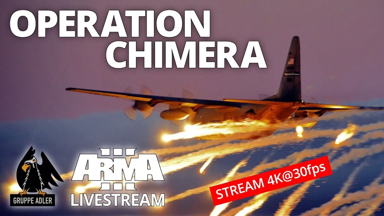 Gruppe Adler: Operation Chimera | Arma 3 Livestream in 4K@30fps