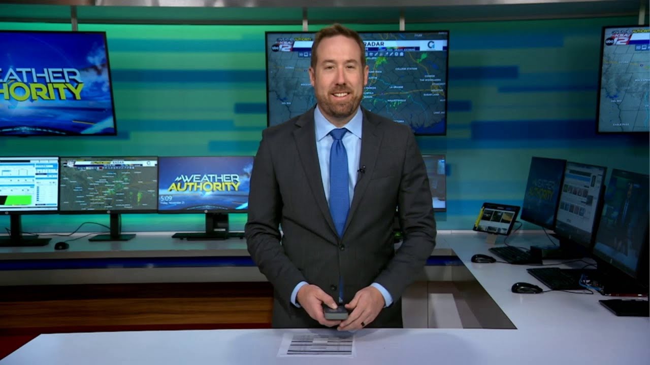 Chance of rain today, slightly cooler this weekend - YouTube