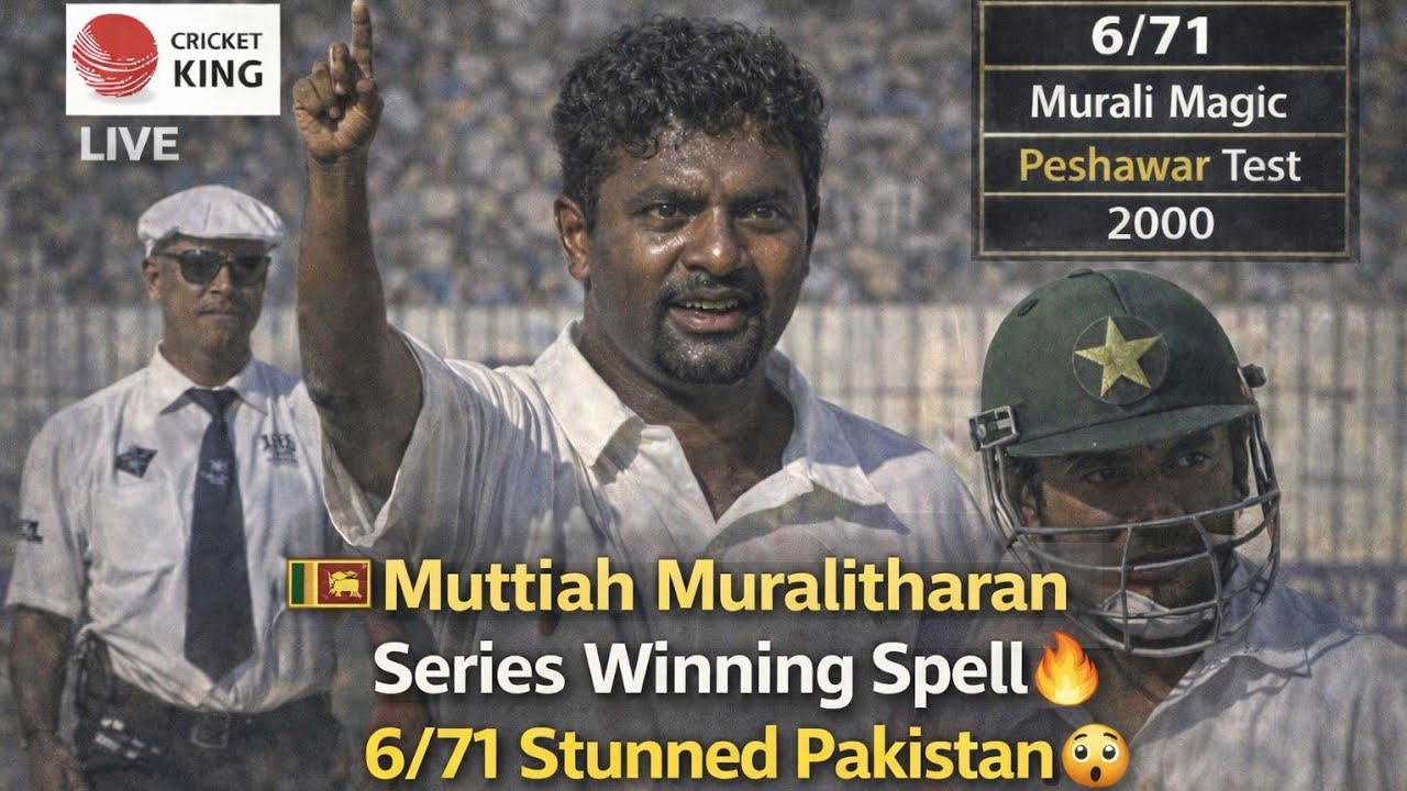 Победный отрезок серии для Мутиаха Муралидарана: 6 из 71 в Пешаваре | Тур Шри-Ланки по Пакистану ...