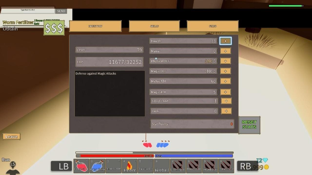 Darkblox; 60 Strength Zweihander vs 1st required boss