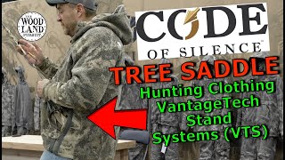 NEW SADDLE HUNTING JACKET 2026 CODE OF SILENCE VantageTech Stand Systems VTS BridgeZip side zipper