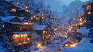 Ancient Mountain Sanctuary Ambience 🏮 3 Hours of Lofi Beats for Relax \u0026 Work