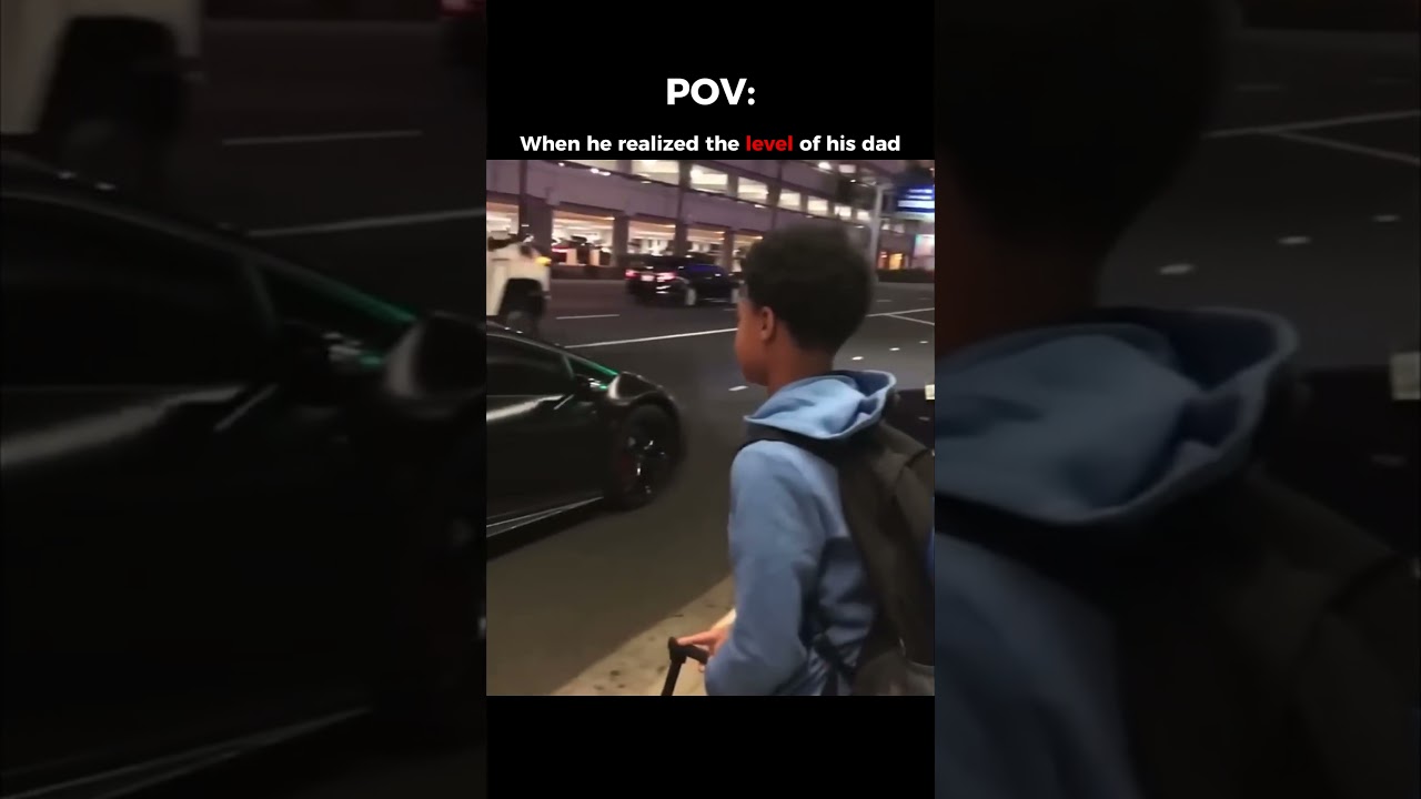 When he realized the level of this dad