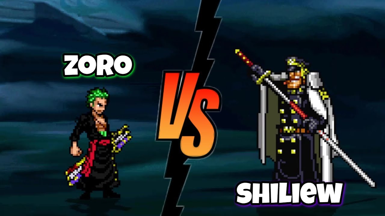 Zoro Vs Shiryu one piece fights / mugen YouTube