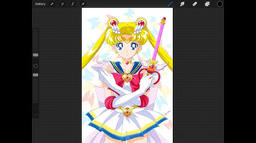 SAILORMOON | PROCREATE DIGITAL DRAWING