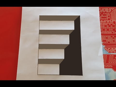 Video Vẽ cầu thang 3D trên giấy như thế nào? - How to Draw... - youtube