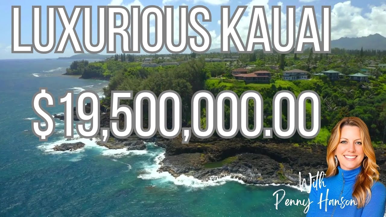 19,500,000 Kauai Estate For Sale YouTube