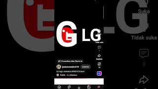 LG logo animaton effetcs boot