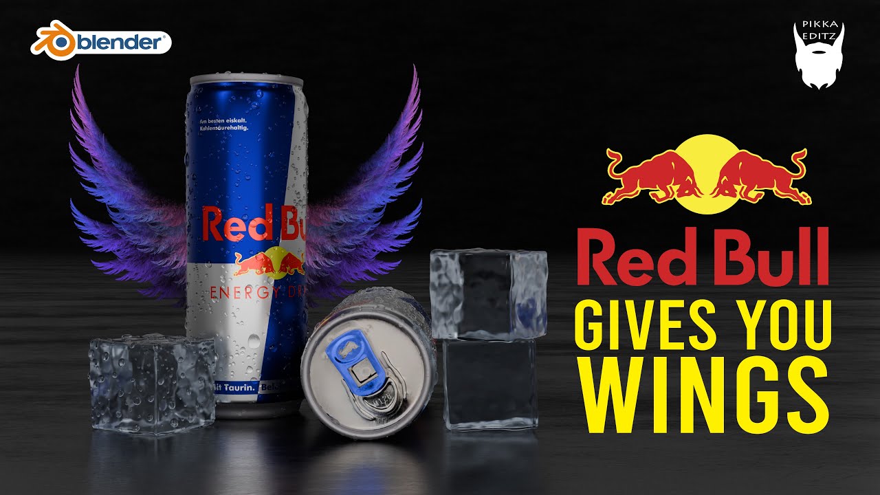 Epic 3D Red Bull Animation – Cinematic Energy | Blender | Energy Drink | Animation 