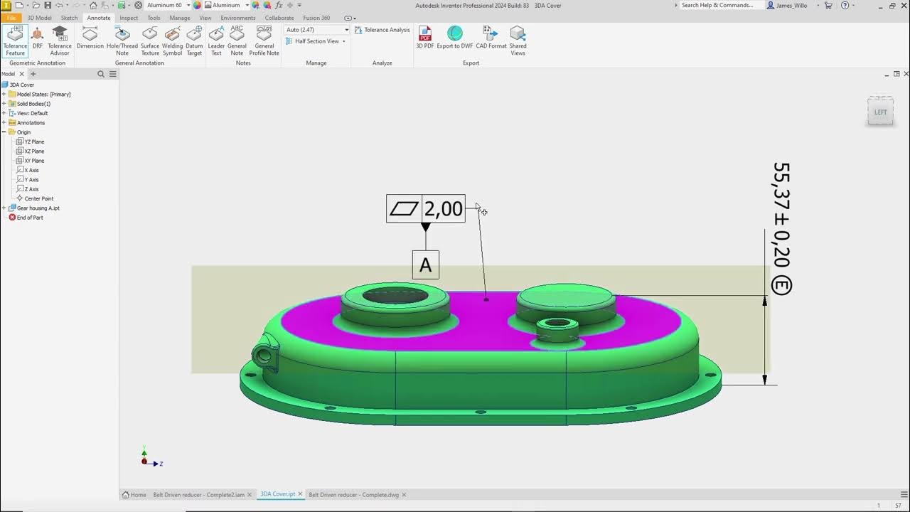 Inventor 2024 What's New 3D annotations YouTube