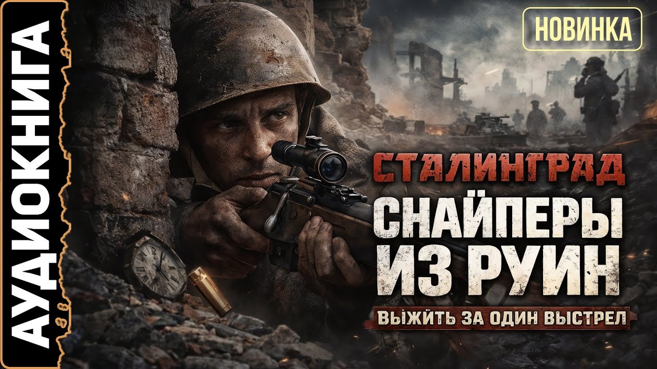 Аудио книга. Сталинград. Снайперы из руин.