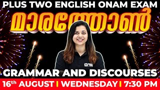 Plus Two English | Onam Exam Maha Marathon | Grammar and Discourses | Exam winner +2