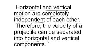 projectile motion notes