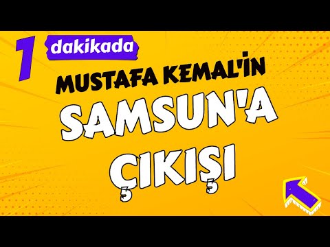 MUSTAFA KEMAL'İN SAMSUN'A ÇIKIŞI ⚓ HAVZA GENELGESİ