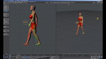 LightWave 10- Animating a Human