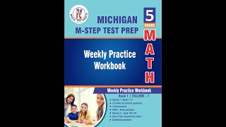 Michigan M-STEP 5th Grade Math Test Prep | Volume 1 Workbook | 2500+ Practice Questions