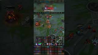 Jinx QUADRA KILL | NA Master Patch 26.17 #shorts