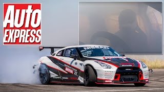 What’s this 1,390bhp Nissan GT-R drift car like to drive? Smokey!