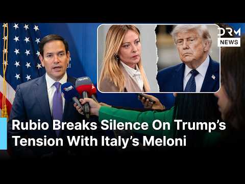 Breaking News: “Trump Is Very Upset With Italy” — Rubio Addresses Meloni Tensions | DRM News | AC1F