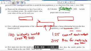 Alg CC Unit 2-4 More Linear Modeling