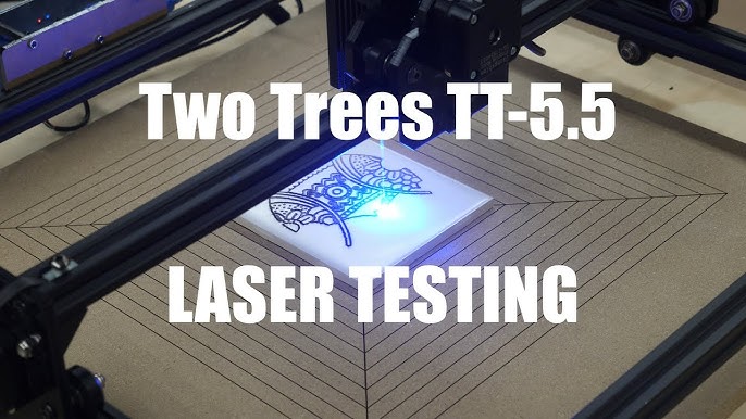 Two trees TTS-55 Laser Engraver Laser Engraving Machine 32 BitMotherboard.  for Cut Plywood WoodEngrave Aluminum, Engraving Area: 300x300mm