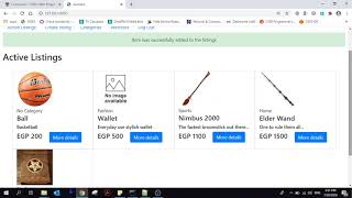CS50 Web Programming - Auctions by Karim El Shazly