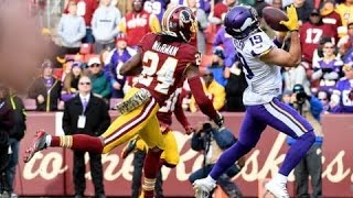Adam Thielen & Stefon Diggs vs Josh Norman - THIELEN IN BEAST MODE! | 2017-18 NFL HD